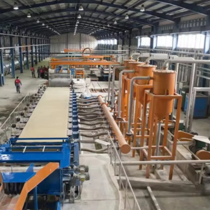 Linia do produkcji płyt dociskowych z cementu włóknistego